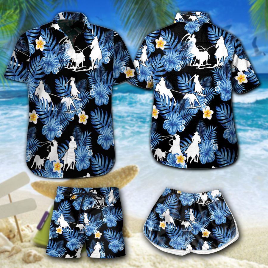 Hibiscus Team Roping Hawaii Set Summer Vibes Ha82822