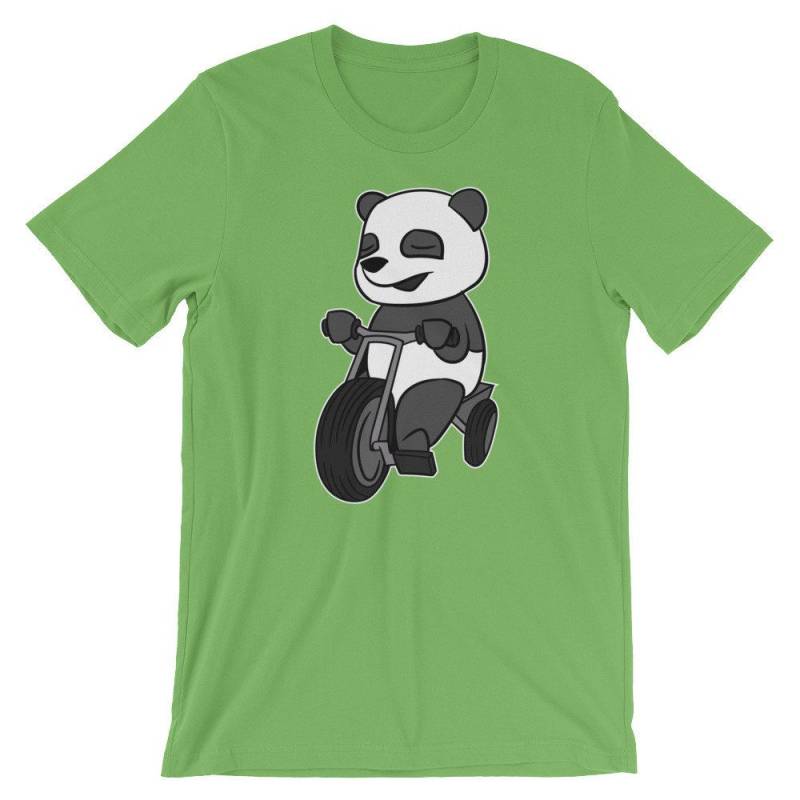 Crushtee Panda Riding Motorcycle Shirt | Sichuan Panda Bear Humor Tee | Panda Lover Unisex T Shirt | Short Sleeve Panda Graphic Cute t shirt Long Sleeve Hoodie