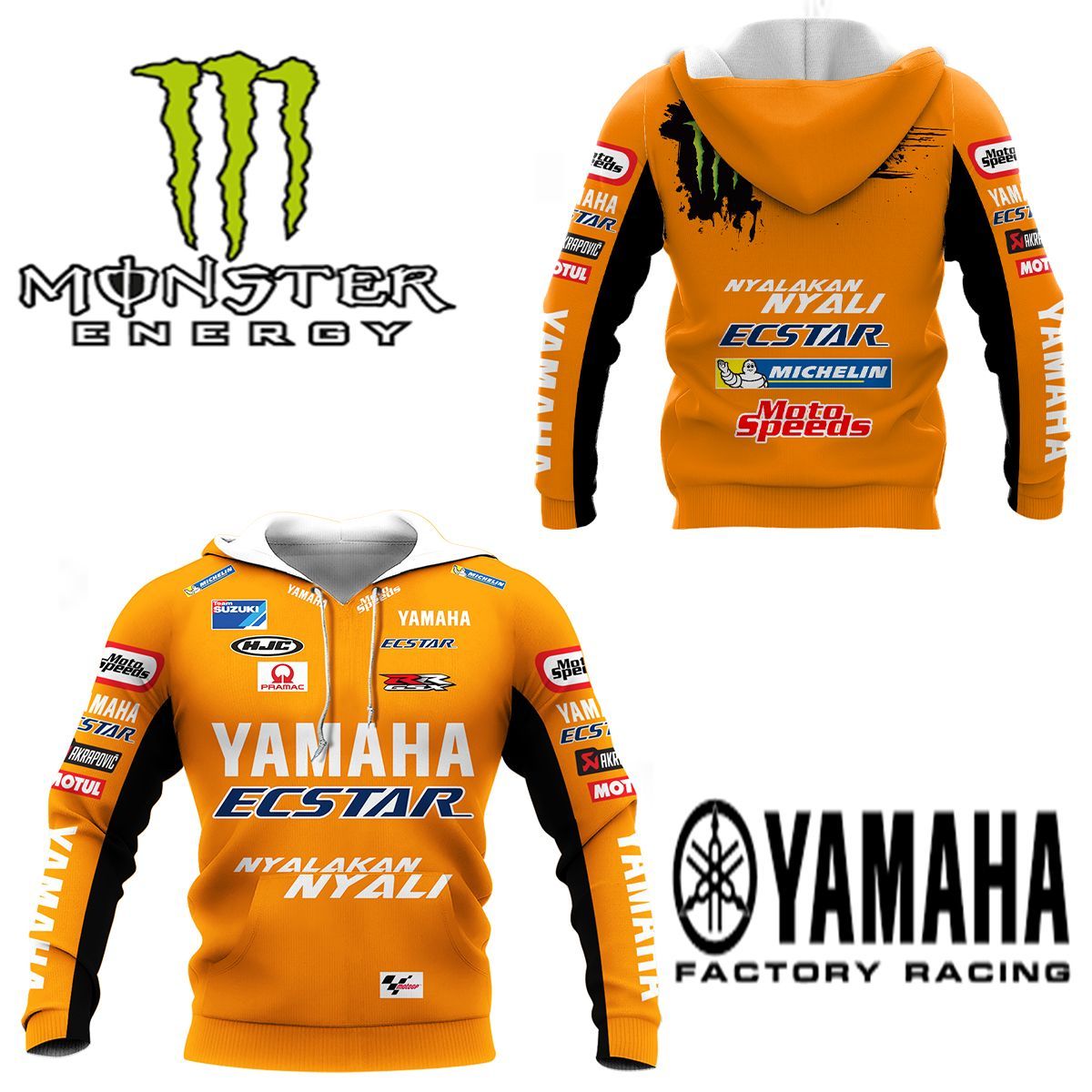 3D ALL OVER YAMAHA RACING SHIRTS VER 84