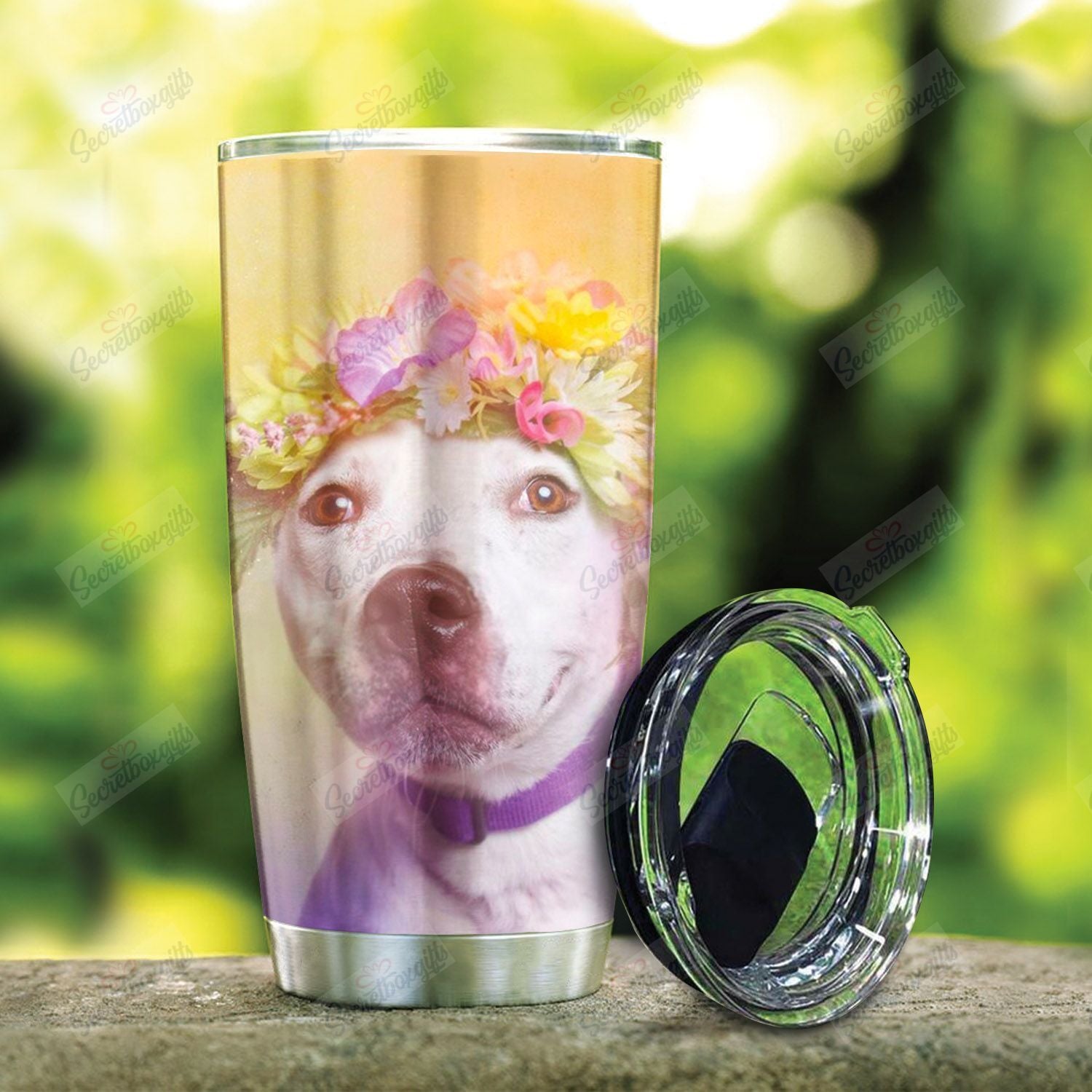 Pitbull Flower Nt0301022T Tumblers