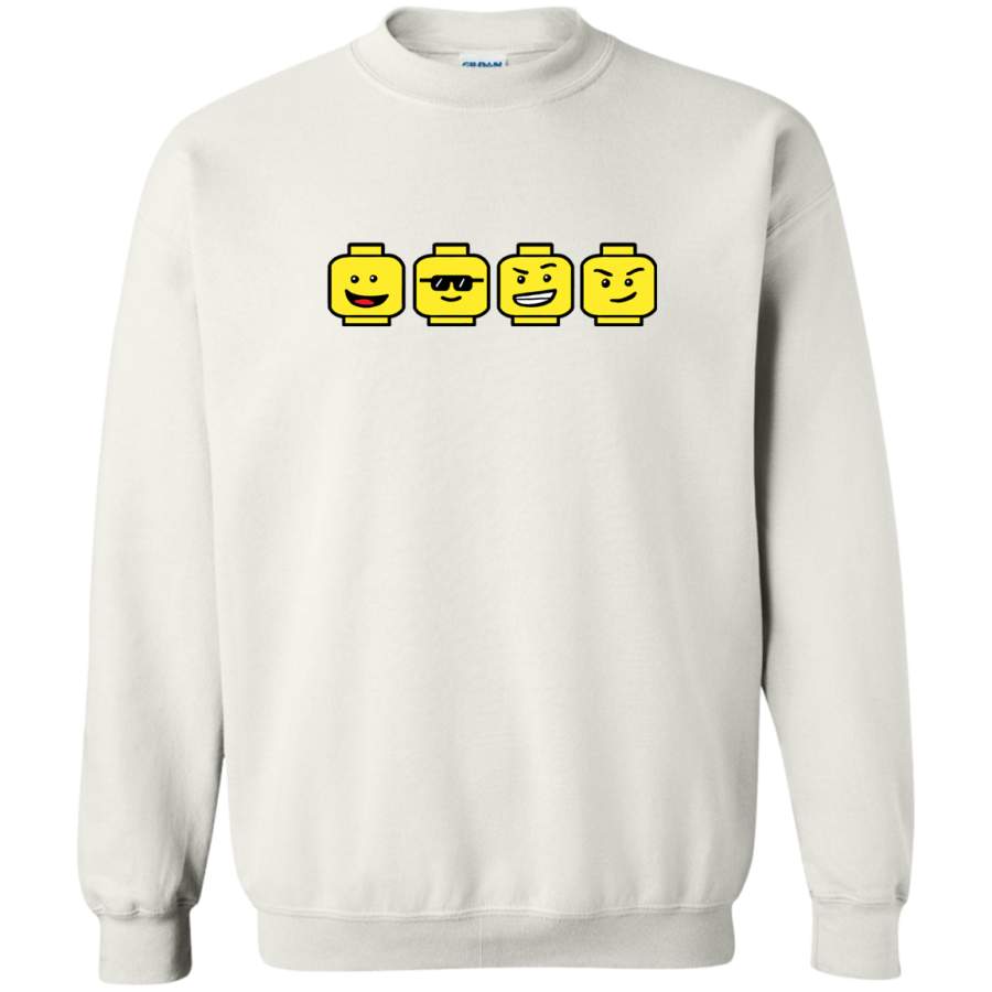 AGR Coolest Legos Crewneck Pullover Sweatshirt