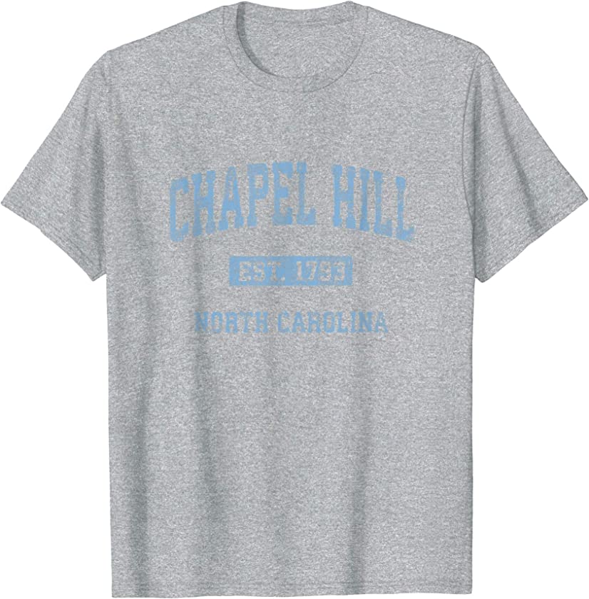 Chapel Hill North Carolina NC Vintage Athletic Sports Design T-Shirt