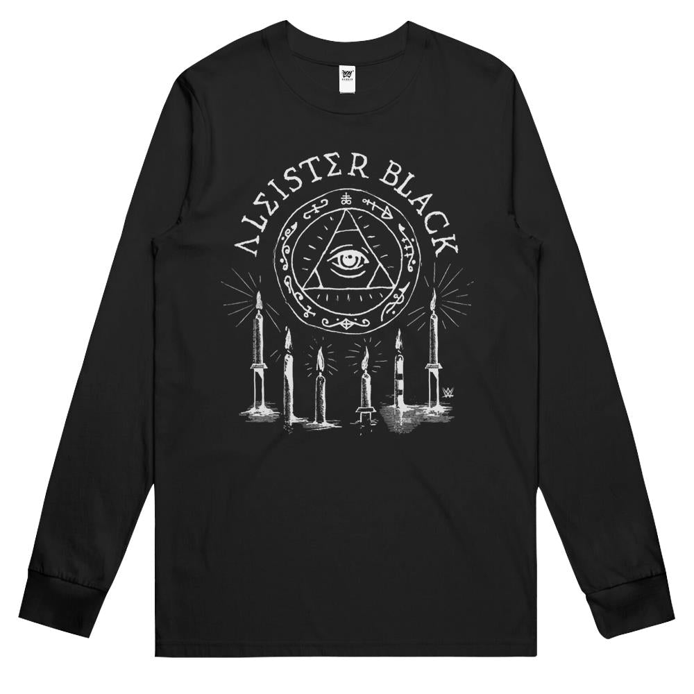 Wwe Aleister Black Skull Long Sleeve T Shirts