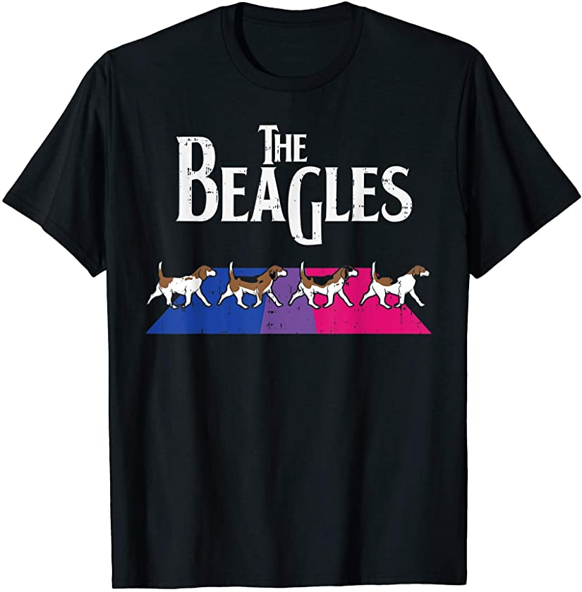 The Beagles Dog Pun Bisexual Pride Funny Animal LGBT Bi Gift T-Shirt