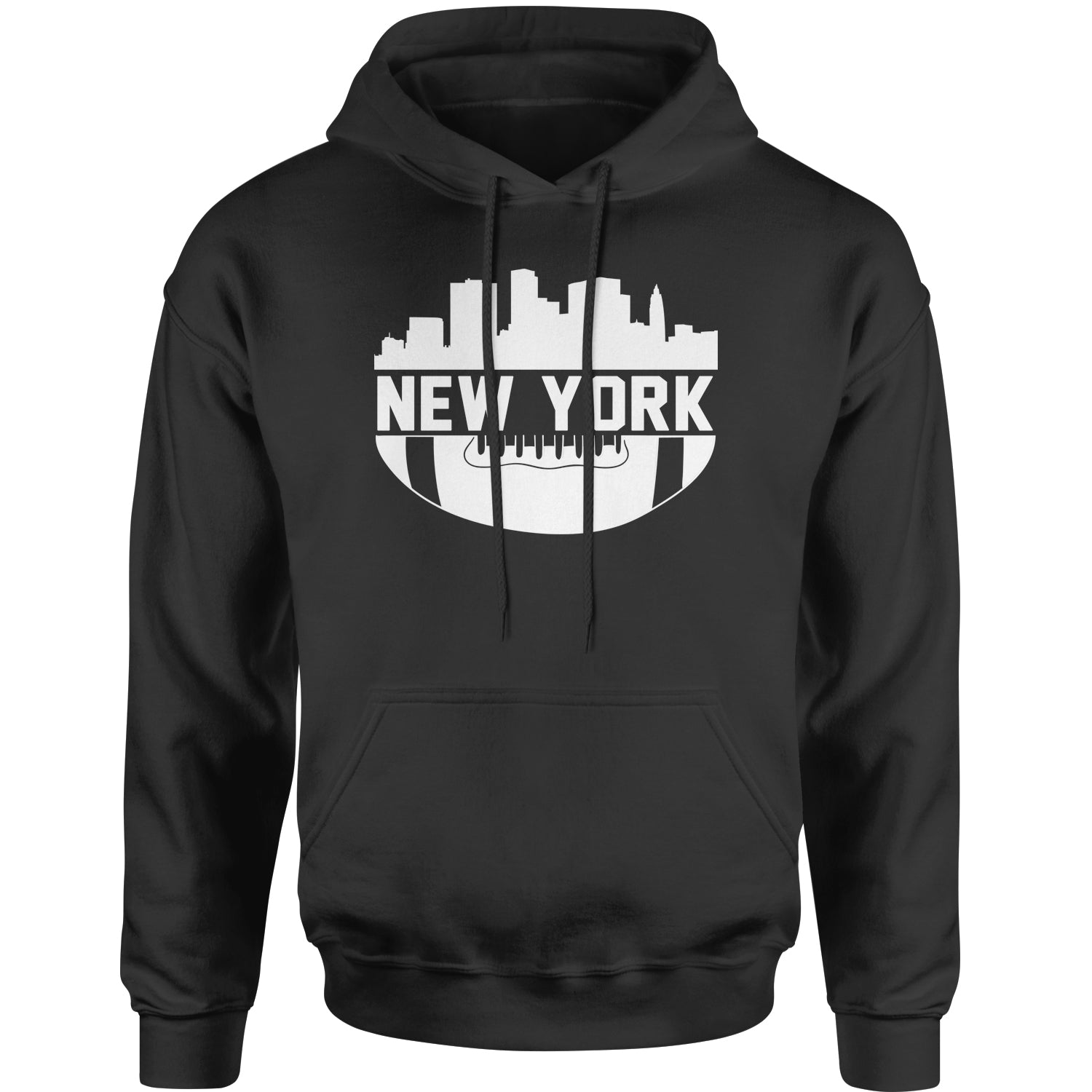 New York Football City Adult Hoodie Sweatshirt