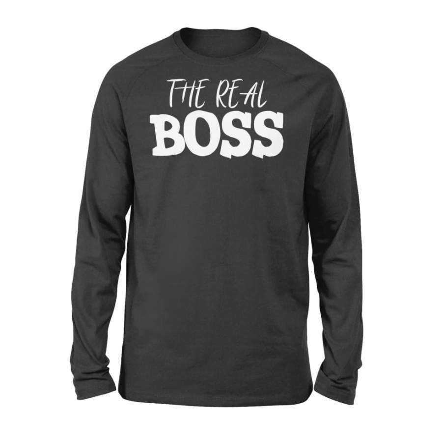 The Real Boss Matching Couple Valentine’s Day Gift – Standard Long Sleeve