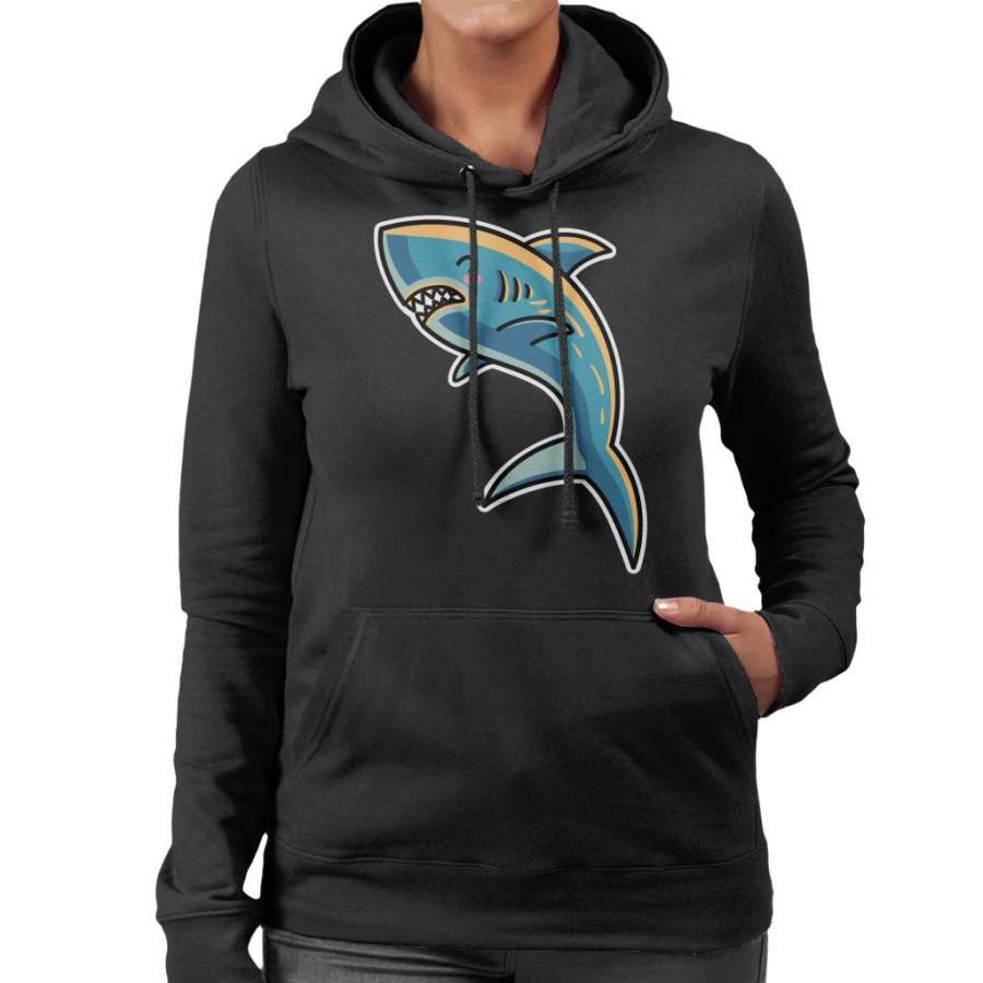 Cute Shark Women’s Hooded Sweatshirt