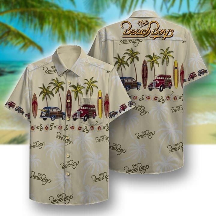 Cars At The Beach Hawaiian Shirts Boys Ha75669