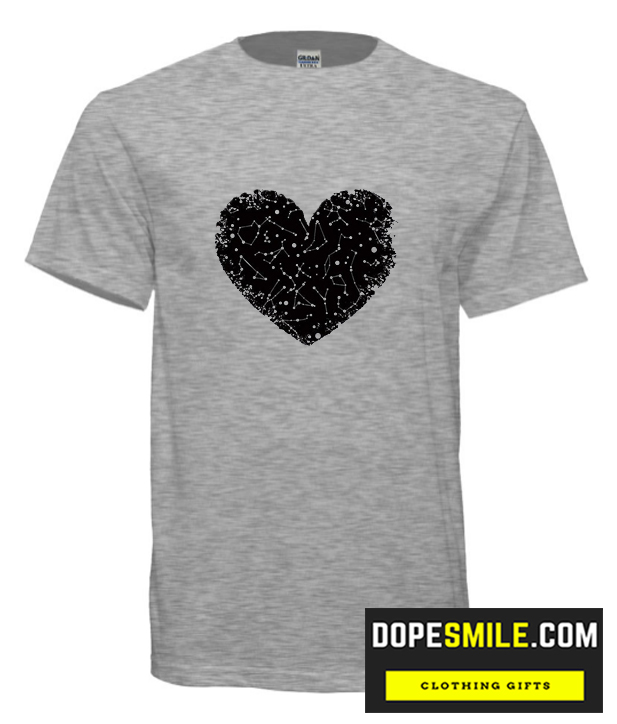 Constellation Heart cool T Shirt