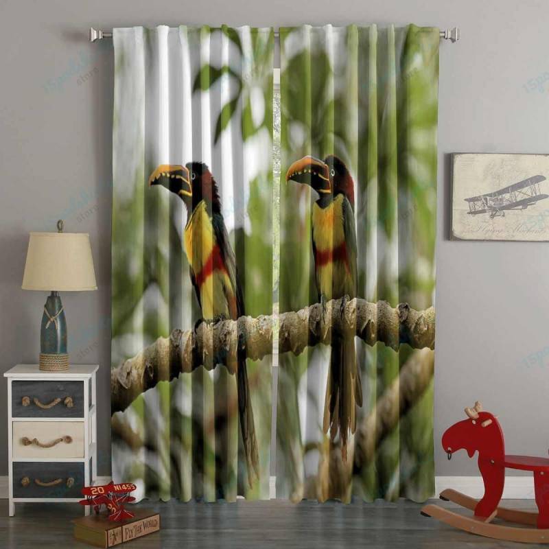 3D Printed Toucan Style Custom Living Room Curtains