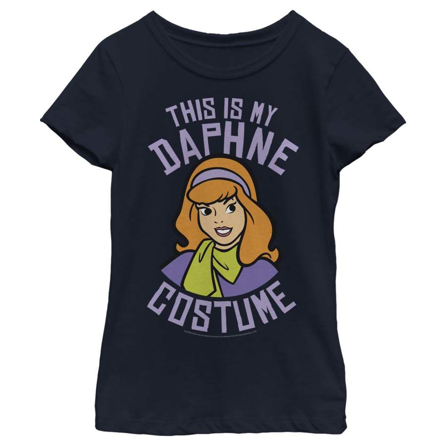 Scooby Doo Girl’s This Is My Daphne Costume  T Shirt