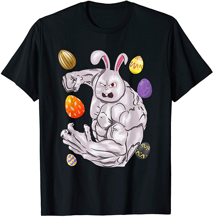 Angry Bunny Rabbit Don’t Like Egg Hunt Easter Day T-Shirt