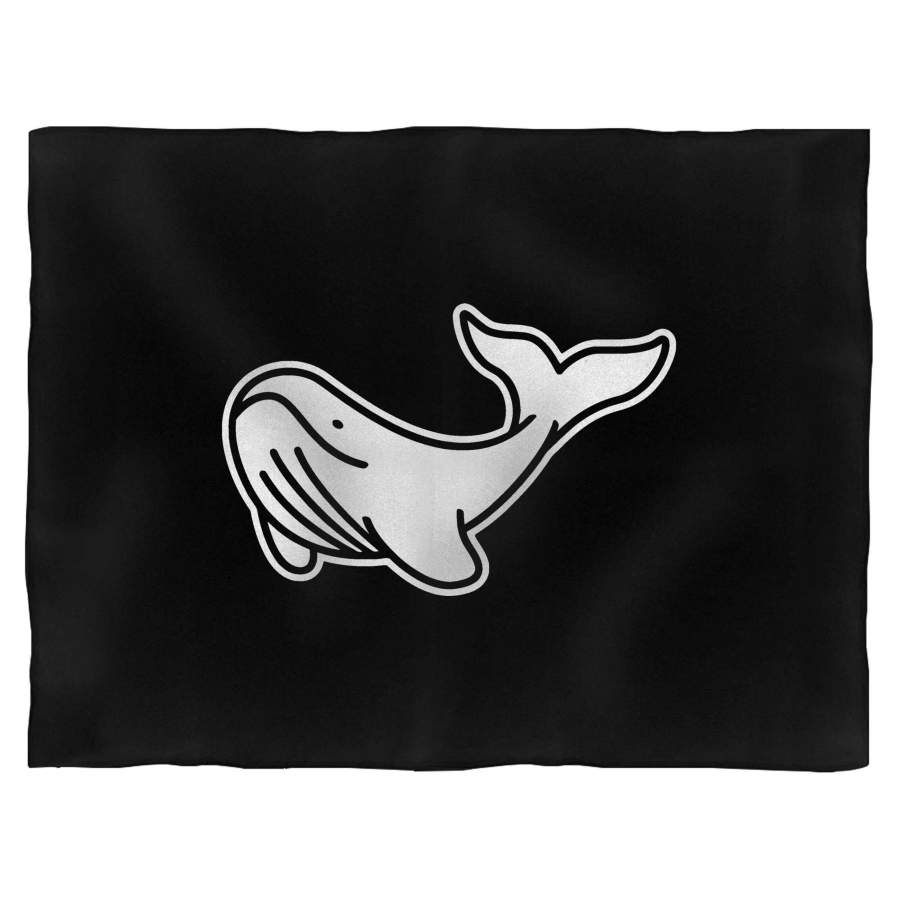 Whale Cute Fish Animal Blanket