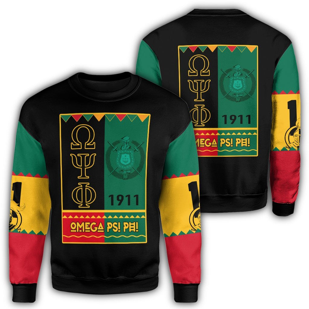 Fraternity Sweatshirt – Omega Psi Phi Black History Month Sweatshirt