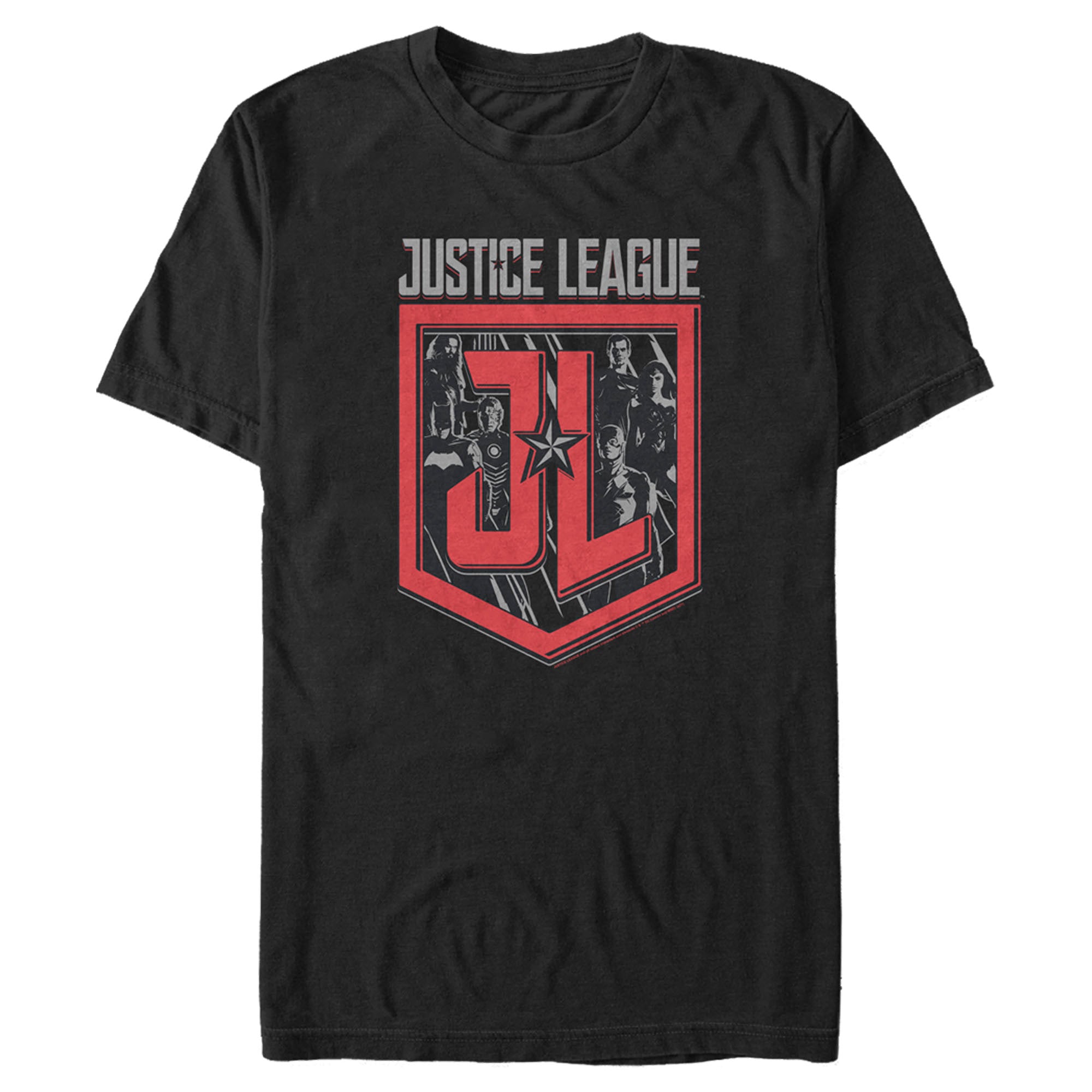 Zack Snyder Justice League Men’S Character Shield  T-Shirt