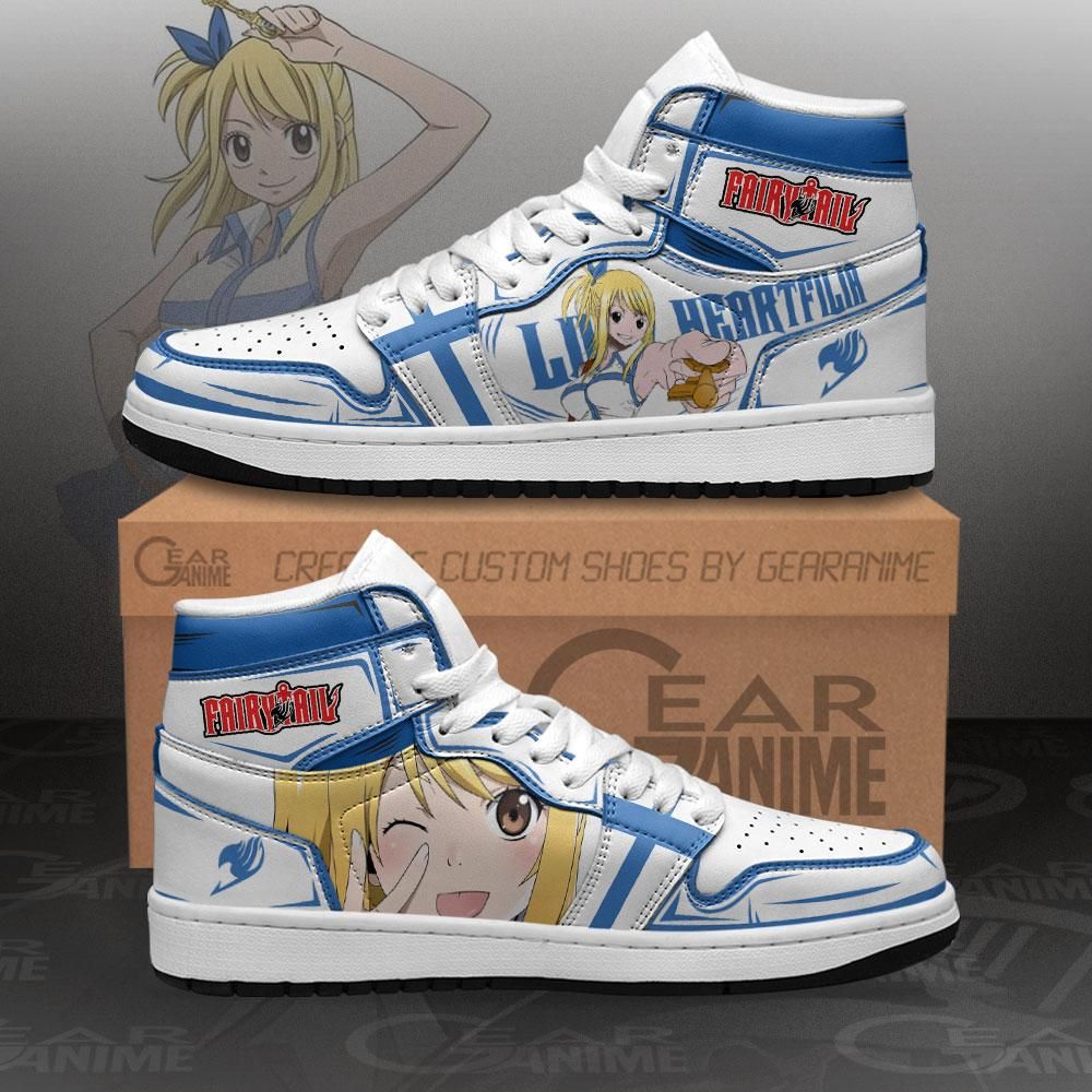 Lucy Heartfilia Fairy Tail Anime Mn11 Air Jordan Shoes Sport Sneakers