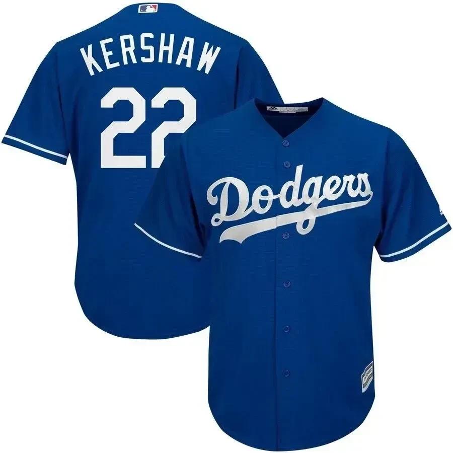 Clayton Kershaw Los Angeles Dodgers Official Cool Base Player Jersey – Royal