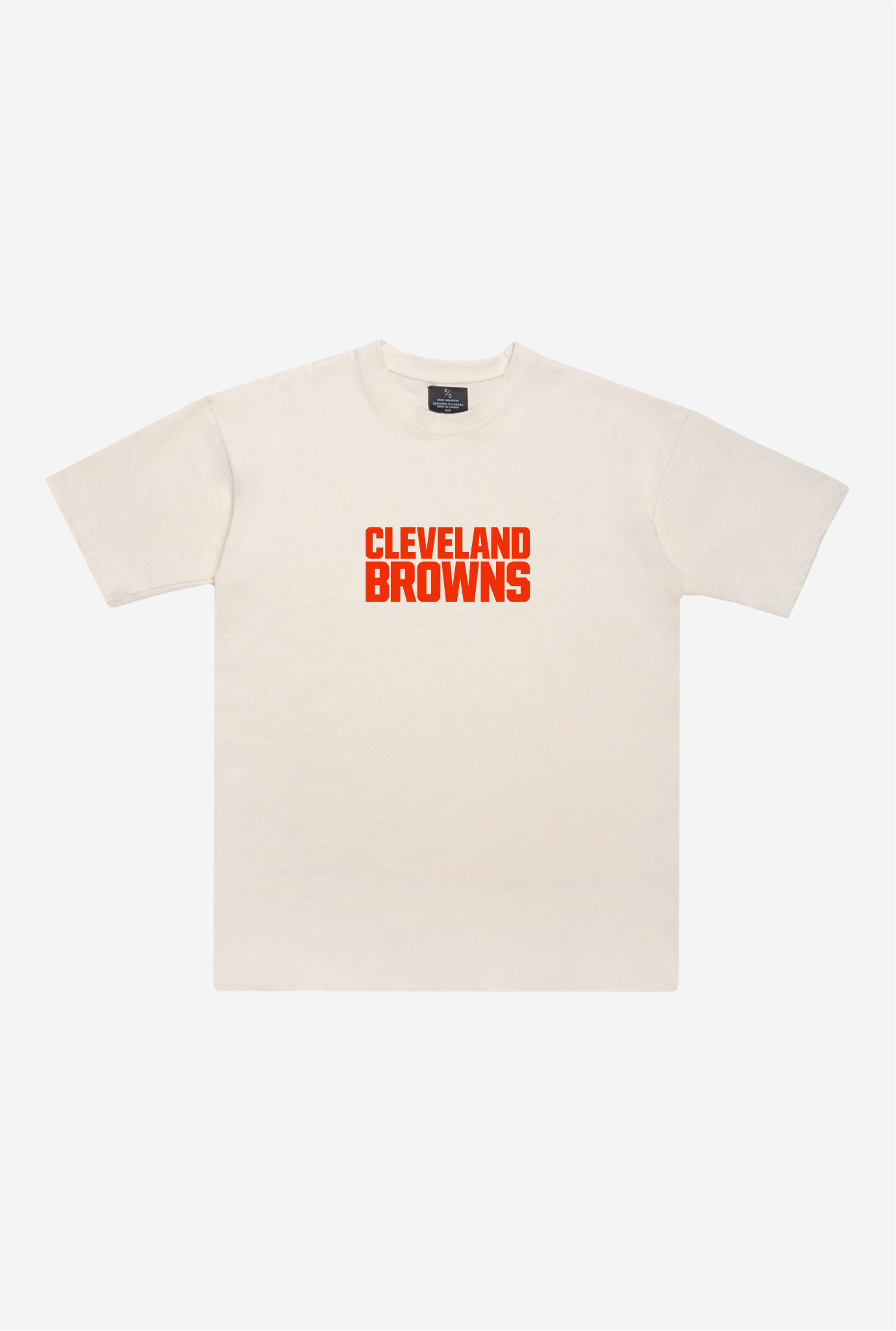 Cleveland Browns Heavyweight T-Shirt – Natural