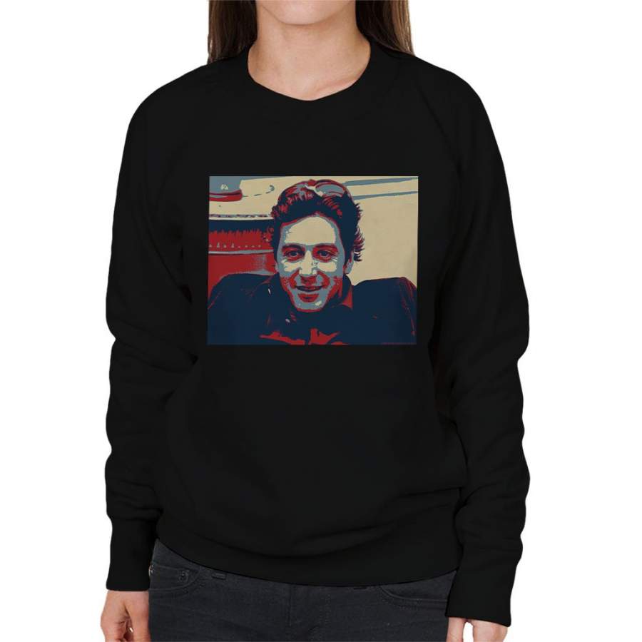 Al Pacino Dorchester Hotel 1974 Poster Style Women’s Sweatshirt