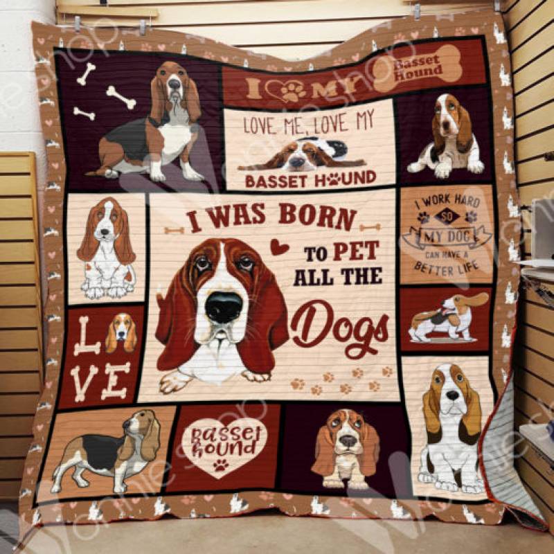 Basset Hound Dog Blanket DCB1101 77O58