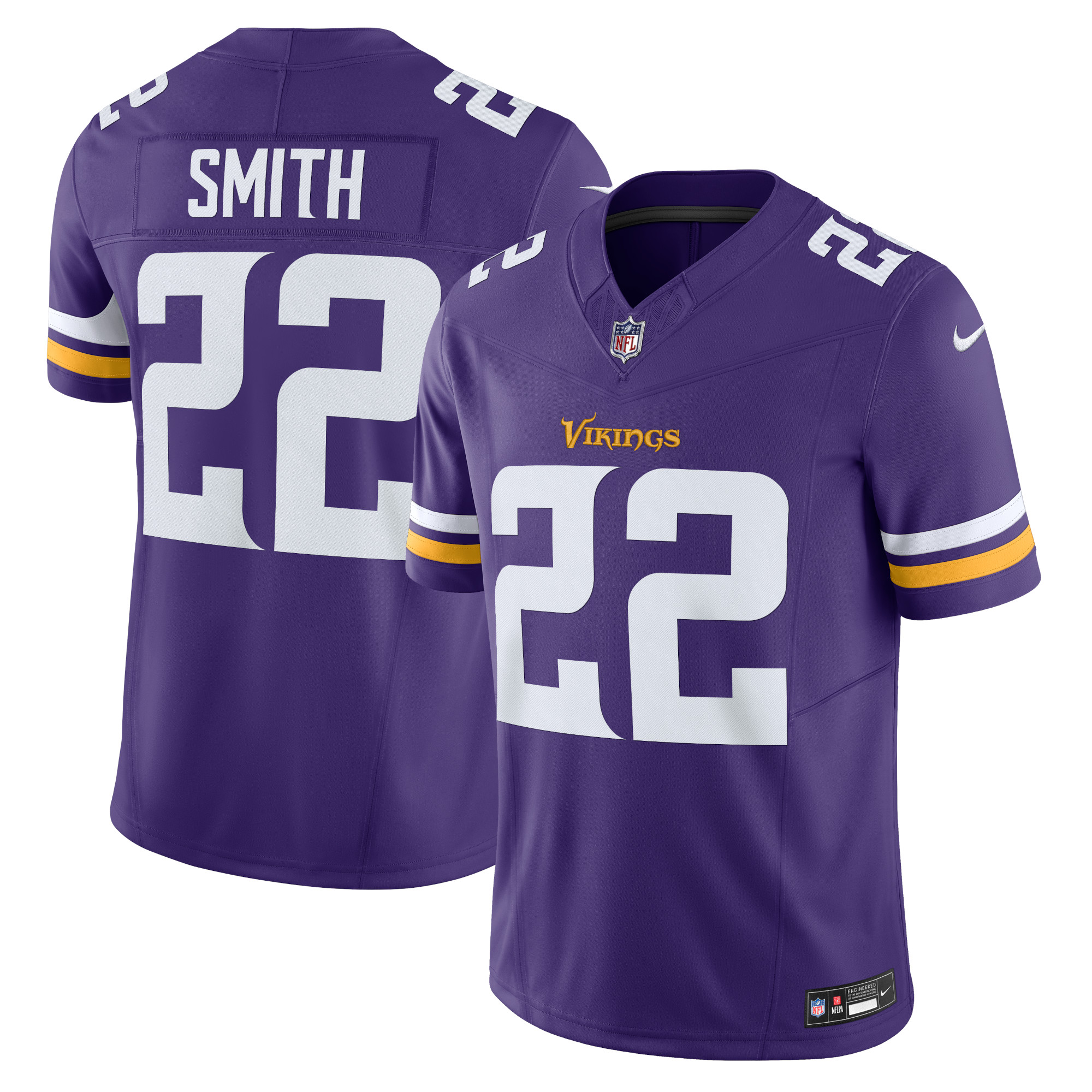 Men’s Minnesota Vikings Harrison Smith Purple Vapor F.U.S.E. Limited Jersey