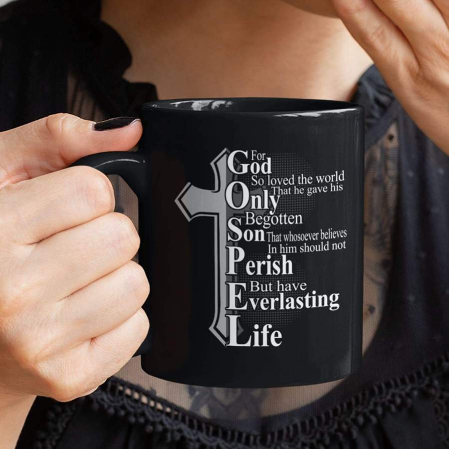 John 3:16 For God so loved the world coffee mug