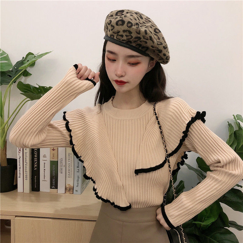 Woman Sweaters Femme Chandails Women’s 2020 Fall/Winter Slim Knitwear Top Sexy Pull Hiver alx