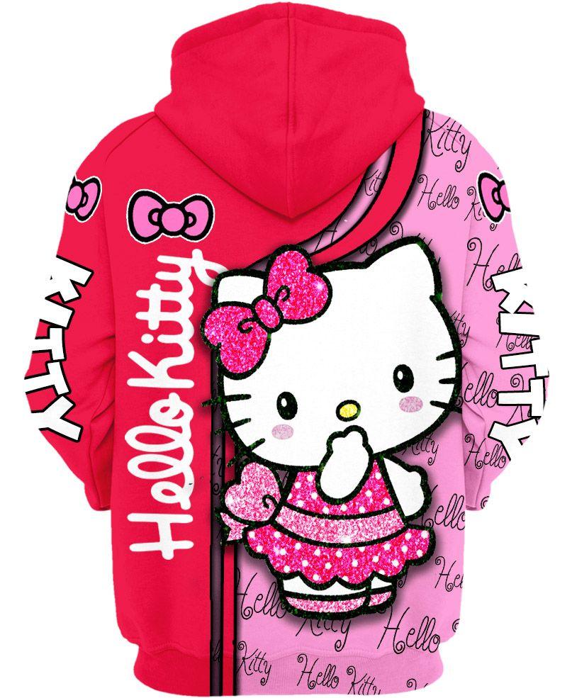 Hello Kitty Zip-Up Hoodie - VMTee