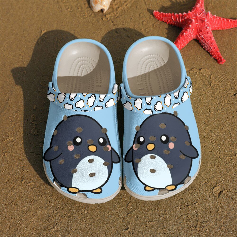 Penguin Personalized Clog Custom Crocs Comfortablefashion Style Comfortable For Women Men Kid Print 3D Super Cute