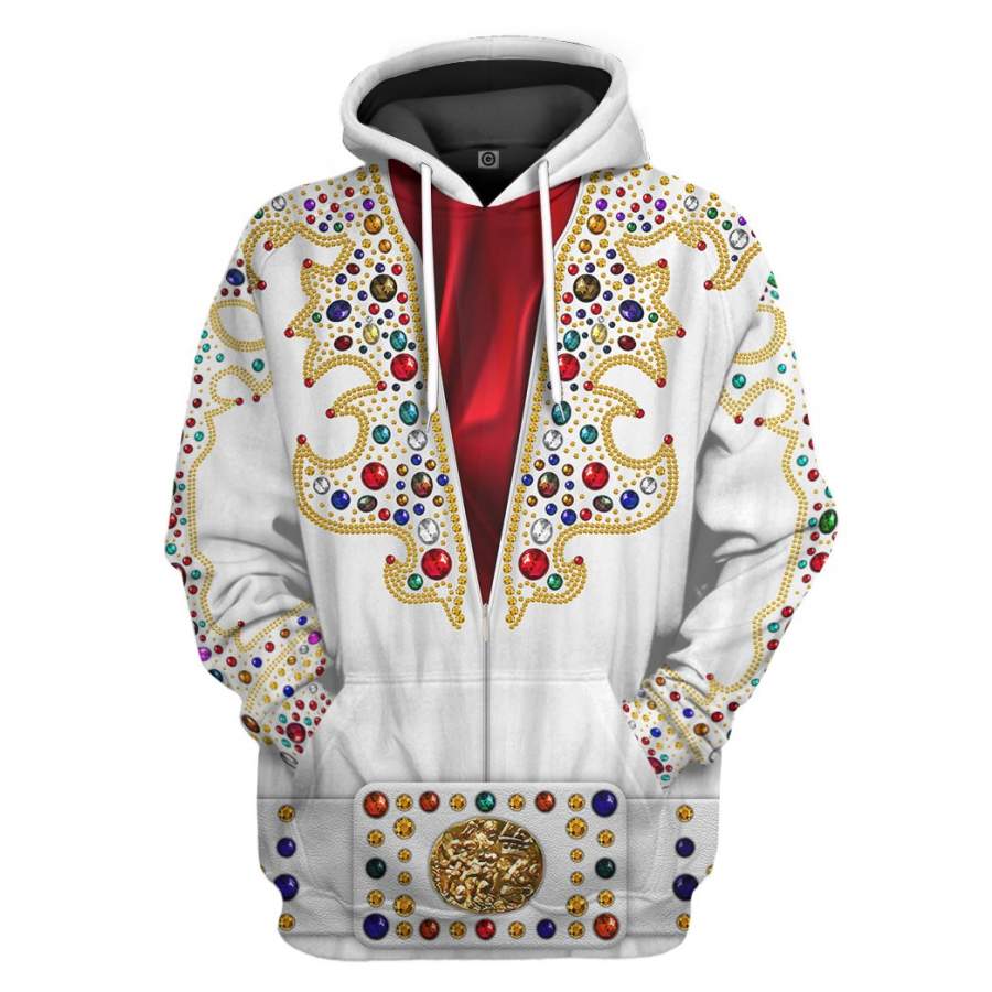 Gearhuman 3D EP Elvis Presley Suit Custom Tshirt Hoodie Apparel