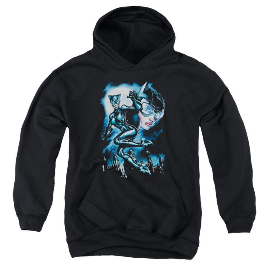 Batman – Moonlight Cat Youth Pull Over Hoodie