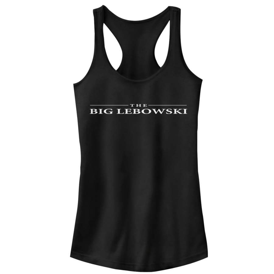 The Big Lebowski Junior’s Classic Logo  Racerback Tank