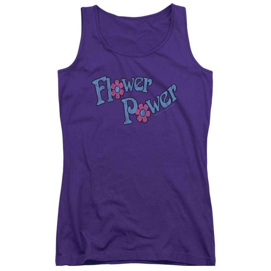 Dubble Bubble – Flower Power Juniors Tank Top