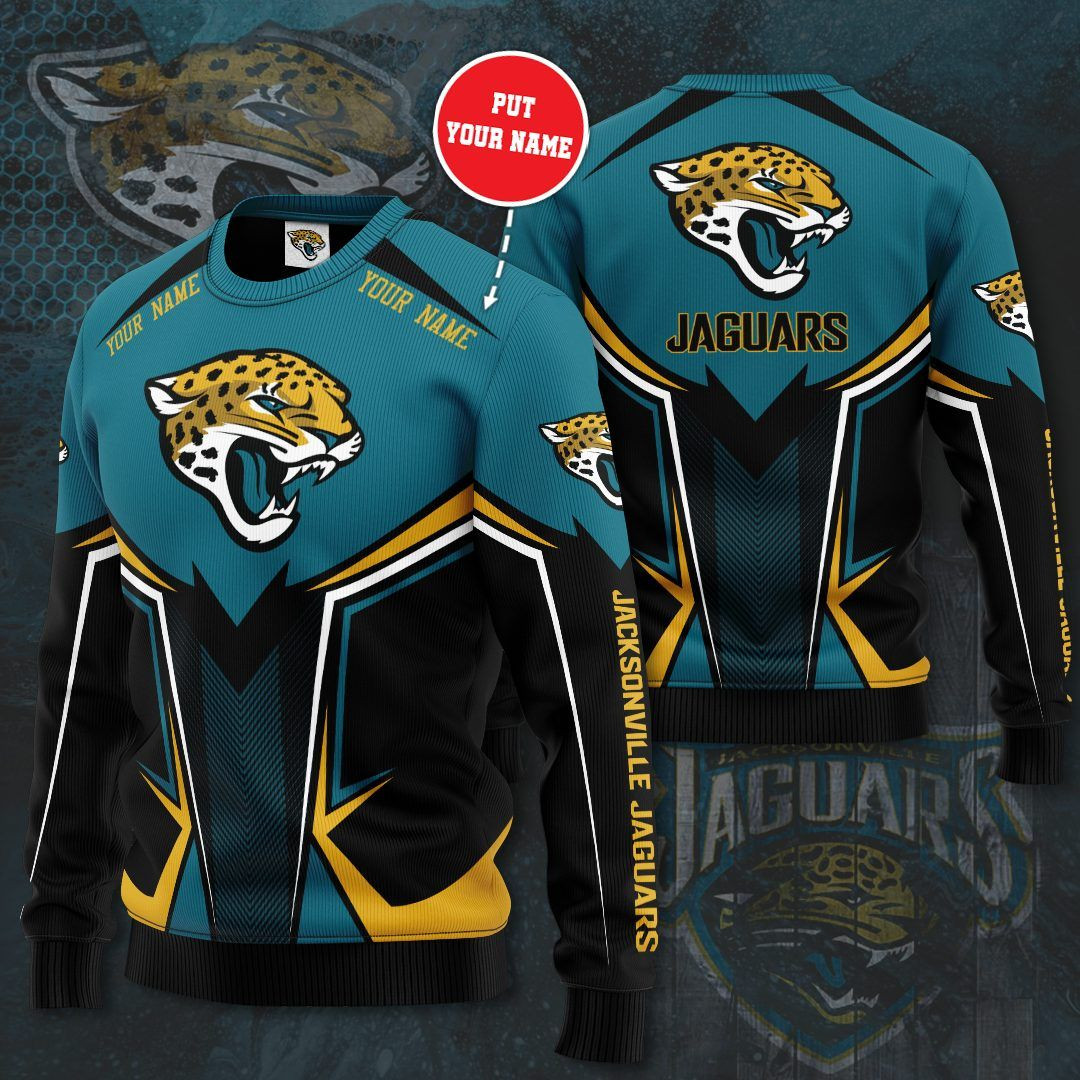 Personalized Jacksonville Jaguars Football Team All Over Print 3D Sweatshirt