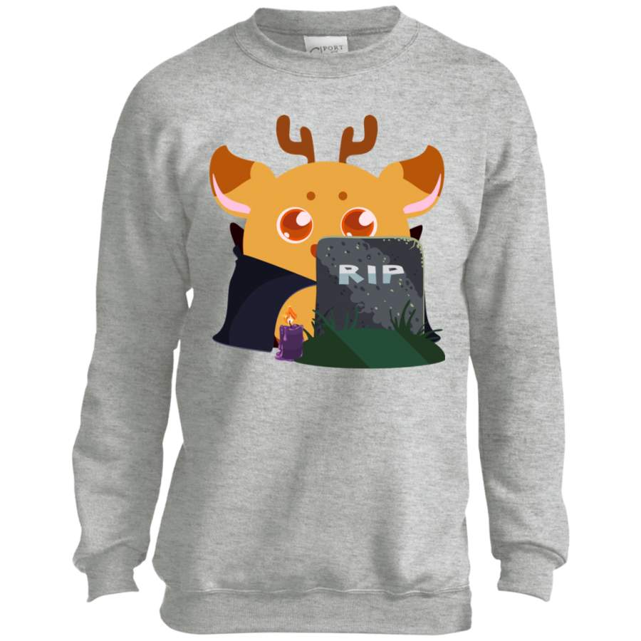 Halloween, Reindeer cute funny Youth LS shirt/Sweatshirt/Hoodie