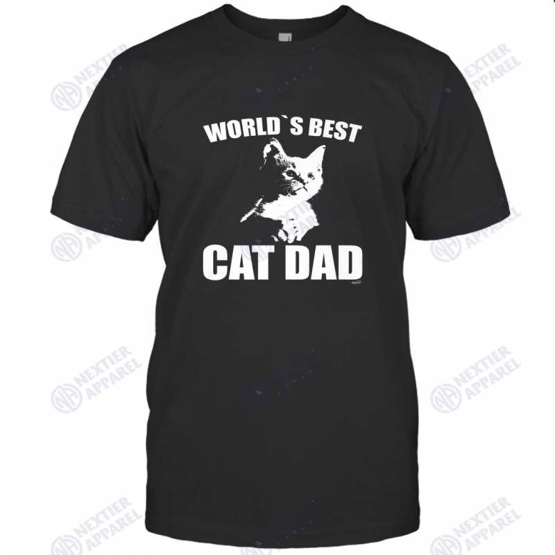 Mens funny World`s Best Cat Dad Kitten (1) T-Shirt