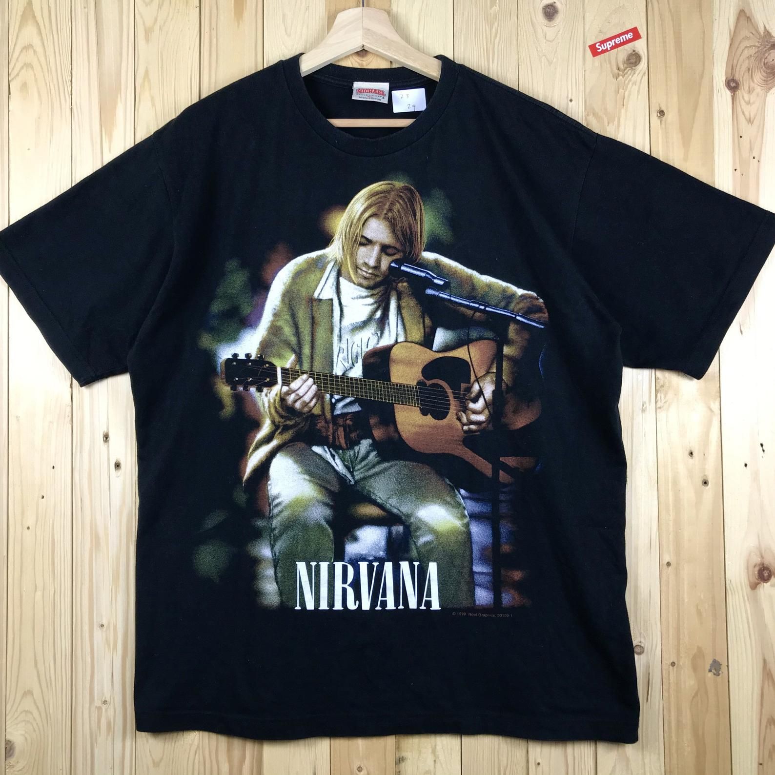 90S Nirvana Kurt Cobain Band Shirt /Front And Back Nice Design