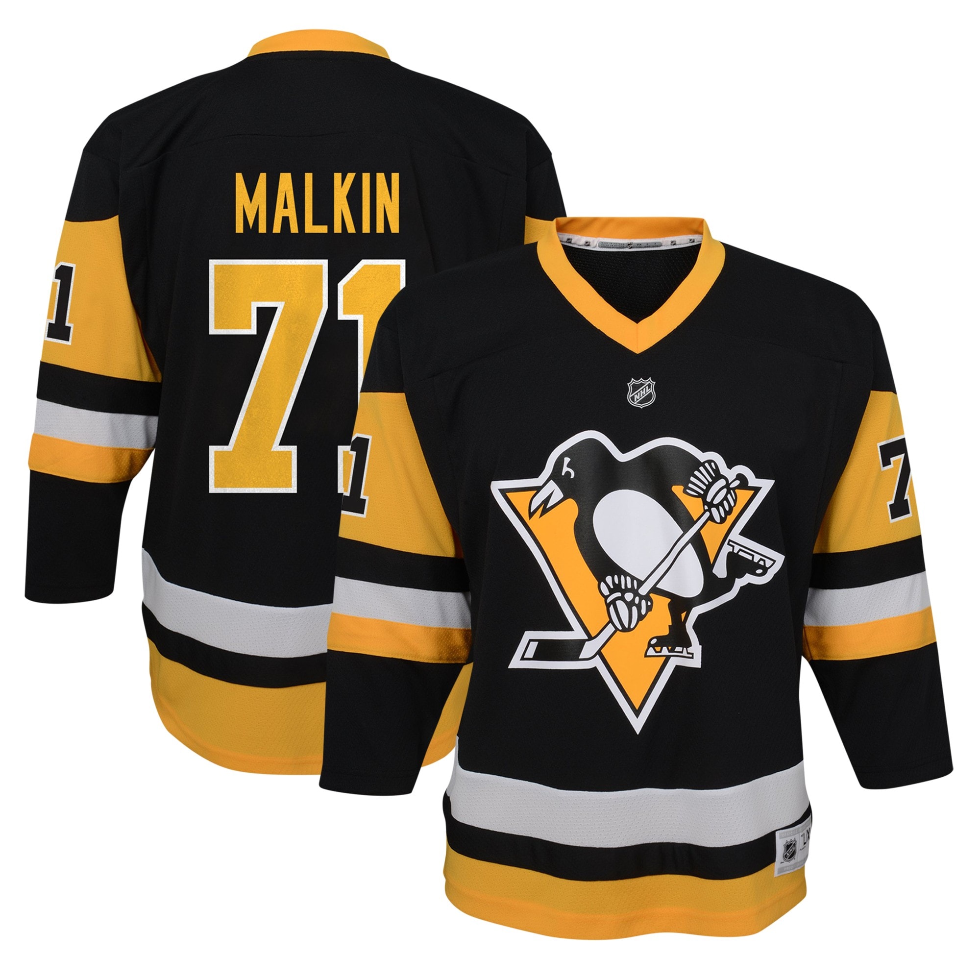 Youth Pittsburgh Penguins Evgeni Malkin Black Home Player Jersey