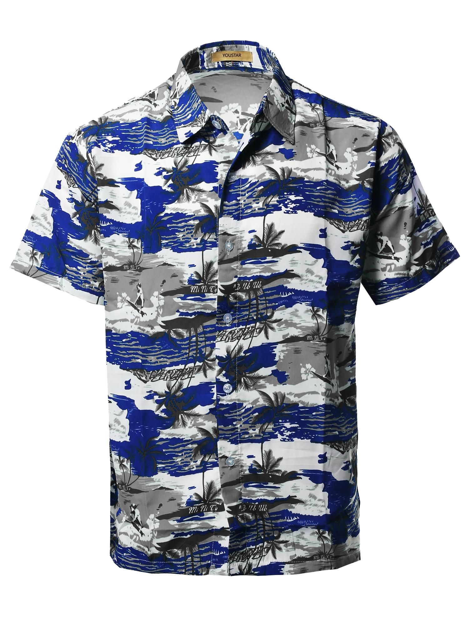 Leaf Blue Nice Design Hawaii Shirt Ha65316