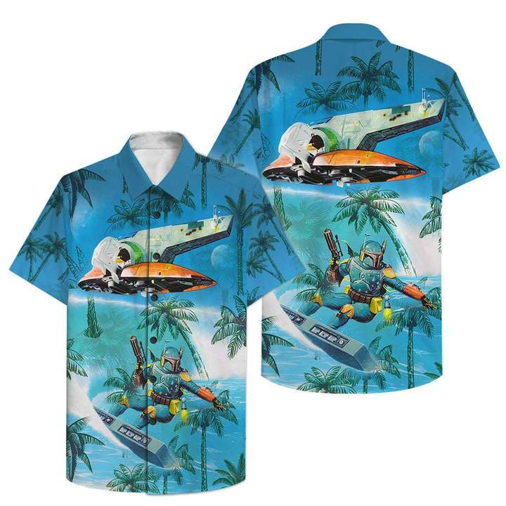 Dadalorian Surfing Summer Vibe Hawaii Shirt Unisex Adult Ha77843