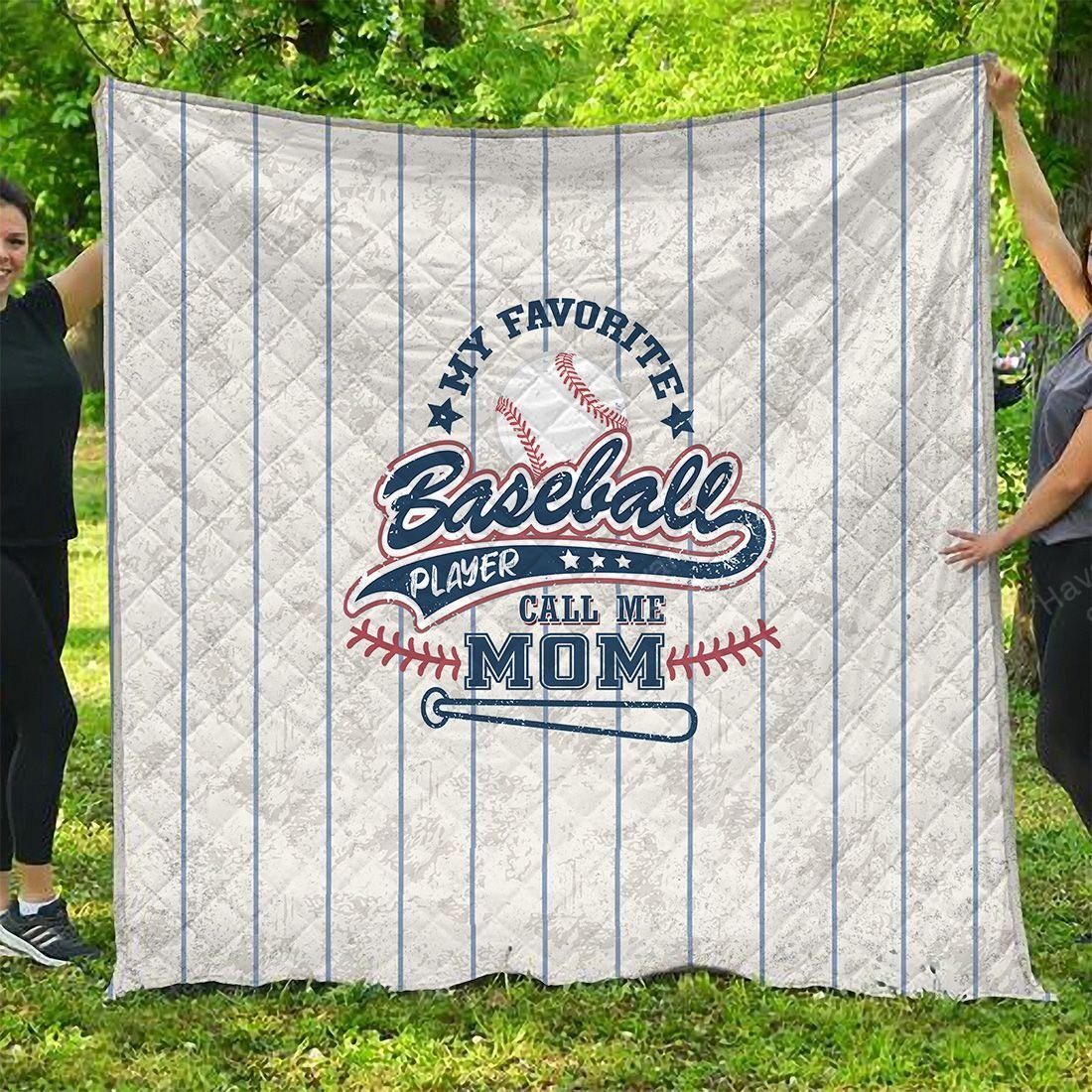 Baseball Quilt Blanket Baseball Mom