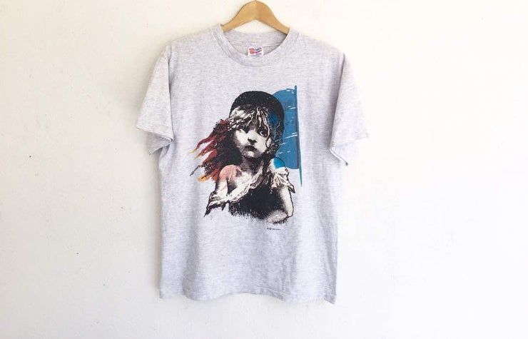 Vintage 80 S Les Miserables 1986 Oasis Nirvana Rolling Stones Shirt