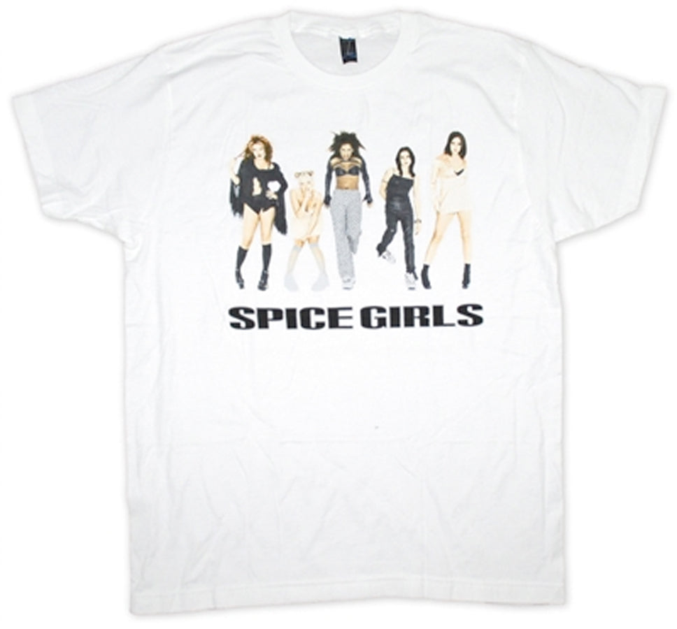 The Spice Girls – Retro Group – White T-Shirt