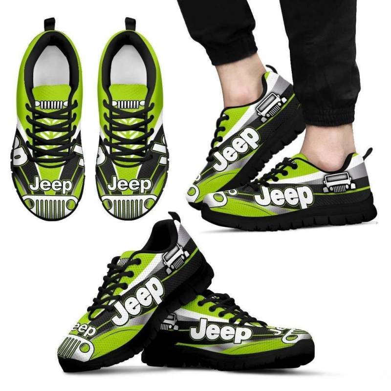 3D Printed Jeep NTA Sneakers For Men & Women Ver 1 (Green)