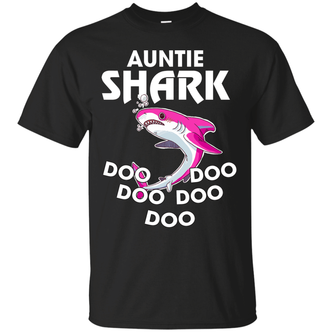 Auntie Shark Doo Doo Doo Funny Gift T-Shirt