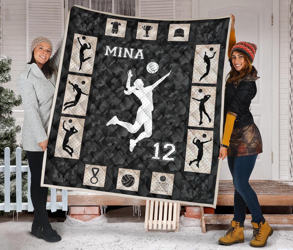 Volleyball – Girls Customized Quilt #Hu1510Ho94