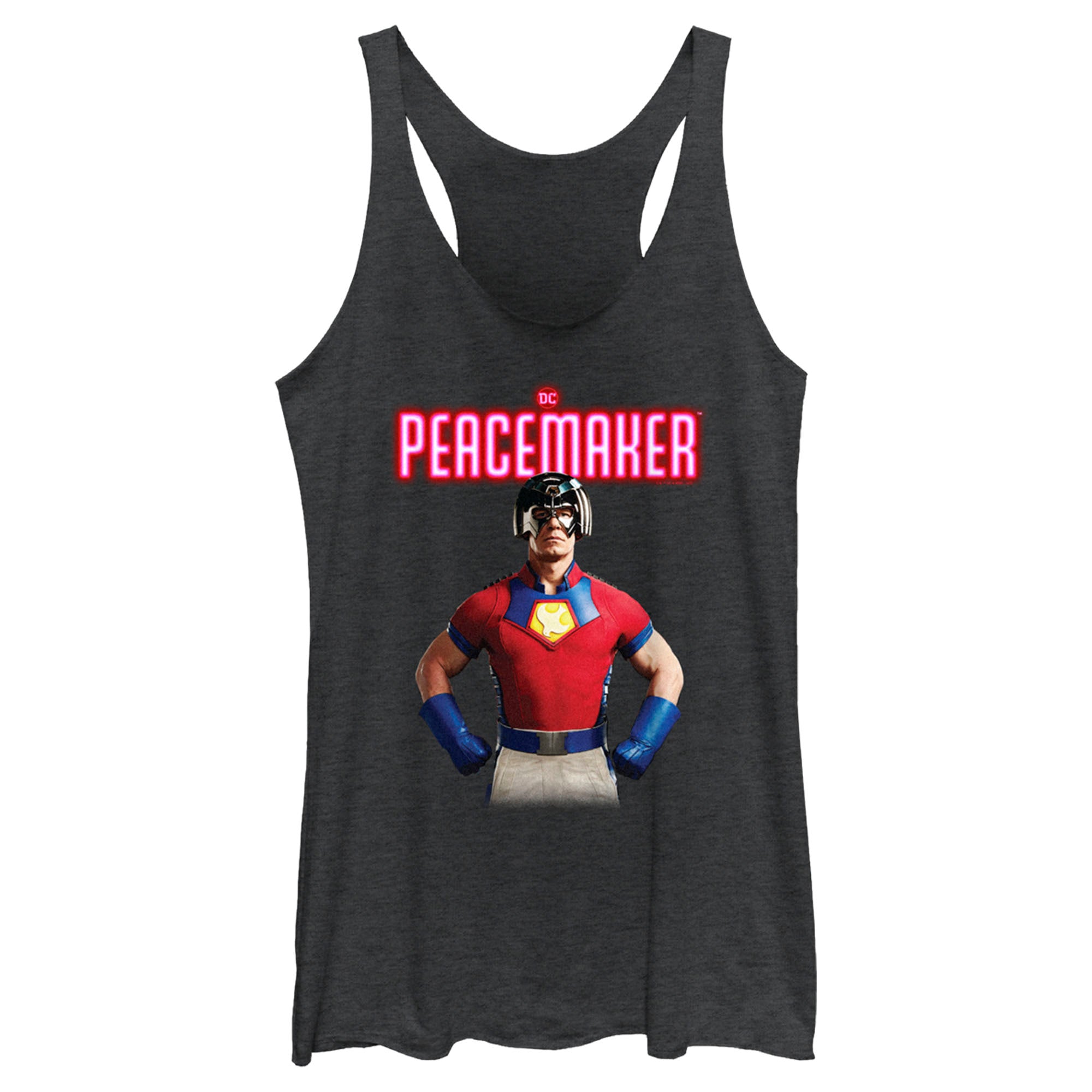 Women’S Peacemaker Hero Portrait Racerback Tank Top