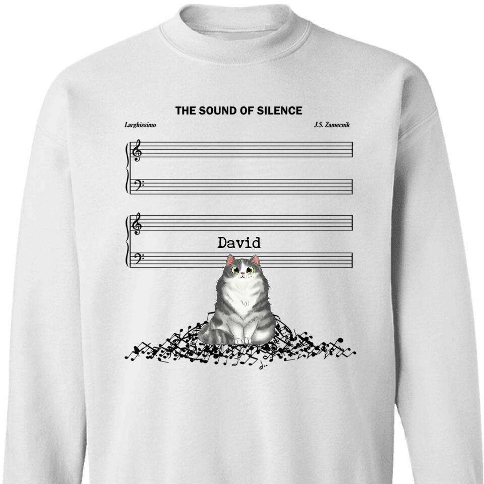 The Sound Of Silence – Personalized Sweatshirt For Cat Lover – Trending Personalized