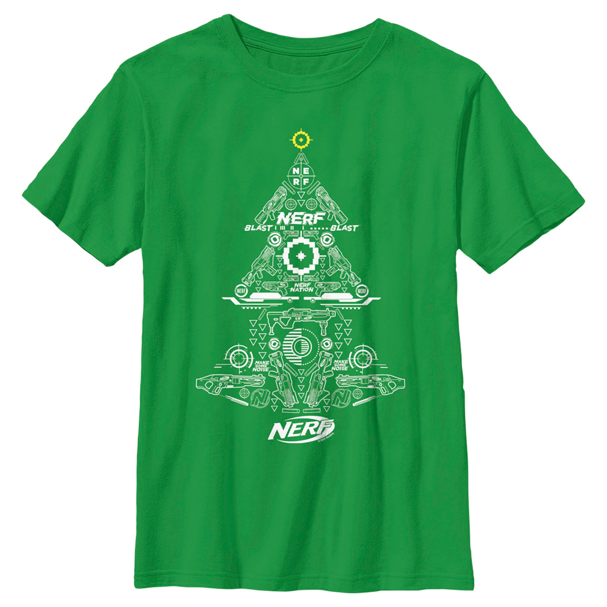 Nerf Boy’S Nerf Christmas Tree  T-Shirt