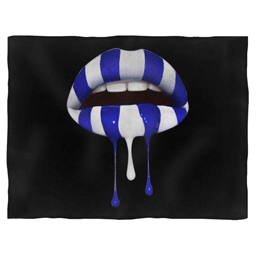 Zeta Lips Zeta Phi Beta Lips Blanket